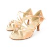 Damen Tanzschuhe Elza - 297 nude Champagner 6,5 cm Flare