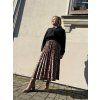 Plisovaná sukně Aura Leopard