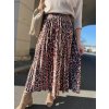 Plisovaná sukně leopard