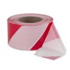 Hazard Warning Barrier Tape Red White