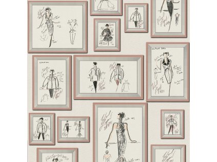 378464 vliesová tapeta značky Karl Lagerfeld, rozměry 10.05 x 0.53 m