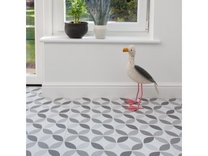 274KT5056 Samolepicí podlahové PVC dlaždice D-C-Fix Geometric style, velikost 30,5 x 30,5 cm