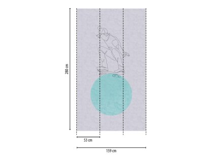 A.S.Creation 77068-1 Dětská vliesová tapeta na zeď Lilly&Luis 2028, velikost role 8,8x0,53m