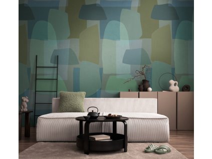 Tapetový stěnový panel / vliesová tapeta  78206-3, role 8,80x0,53 m, barva pestrá