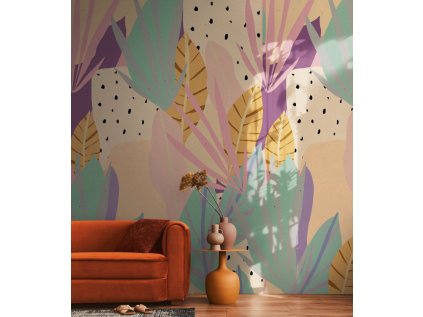 Tapetový stěnový panel / vliesová tapeta  78208-2, role 8,80x0,53 m, barva pestrá