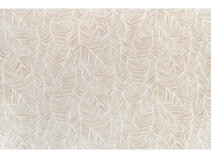 346-0709 Samolepicí fólie d-c-fix samolepící tapeta béžové listy, velikost 45 cm x 2 m