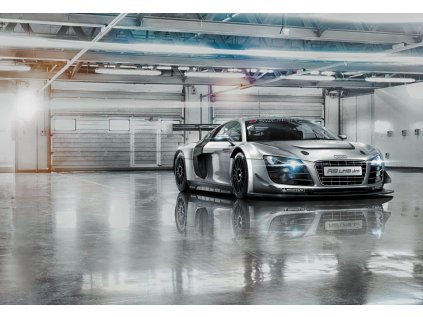 Komar papírová fototapeta 8-957 Audi R8 Le Mans, rozměry 368 x 254 cm