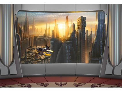 Komar papírová fototapeta 8-483 Star Wars Coruscant View, rozměry 368 x 254 cm