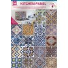 Samolepicí kuchyňský panel Crearreda KP Azulejos 67202 Malované portugalské dlaždičky azulejos