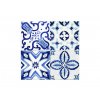 Samolepicí dekorace Crearreda Tile Cover Azulejos 31223 Kachlík, modro-bílé ornamenty