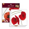 Samolepicí dekorace Crearreda WA M Poppies 54101 Vlčí máky