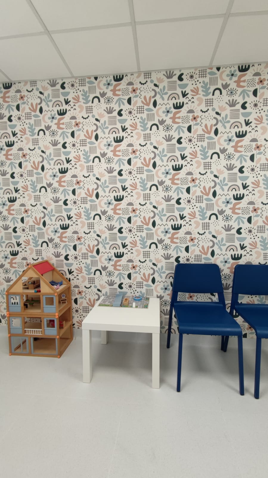 Realizace tapety v čekárně dětského psychologa