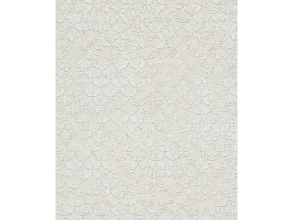 Vliesová tapeta na zeď, béžová, geometrický vintage vzor, 35122, City Romance, Marburg, velikost 10,05 x 0,53 m