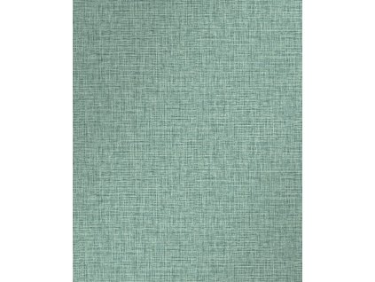 Pololesklá zeleno-modrá vliesová tapeta na zeď, imitace látky, 120667, Retreat, Graham&Brown Premium, velikost 10 x 0,52 m