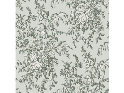 Vliesová tapeta na zeď květiny 114899 Laura Ashley 2, Graham & Brown, velikost 10 x 0,52 m