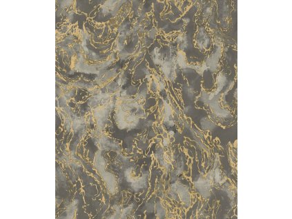 Luxusní šedá metalická vliesová tapeta na zeď s hrubou strukturou, 57307, Aurum II, Limonta, velikost 10 x 0,53 m