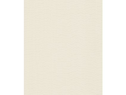 Krémová vliesová tapeta na zeď, vlnky, BZ3402, Belize, Grandeco, velikost 10,05 x 0,53 m