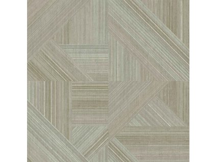 Zelená vliesová geometrická tapeta na zeď, 43845, Terra, Cristiana Masi by Parato, velikost 10,05 x 1,06 m