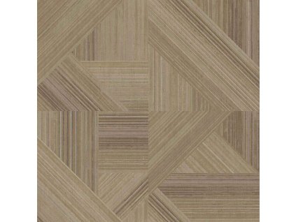 Hnědá vliesová geometrická tapeta na zeď, 43843, Terra, Cristiana Masi by Parato, velikost 10,05 x 1,06 m