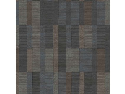 Šedo-hnědá vliesová geometrická tapeta na zeď, 43839, Terra, Cristiana Masi by Parato, velikost 10,05 x 1,06 m