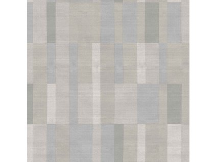 Šedo-béžová vliesová geometrická tapeta na zeď, 43831, Terra, Cristiana Masi by Parato, velikost 10,05 x 1,06 m