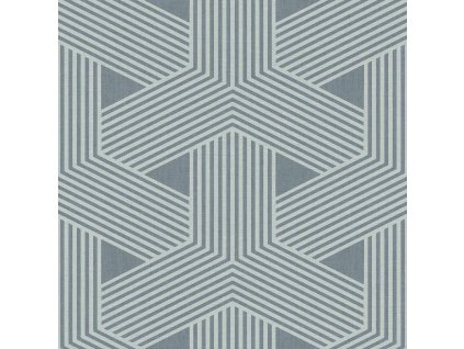 Modrá vliesová tapeta na zeď, geometrický vzor, 30133, Energie, Cristiana Masi by Parato, velikost 10,05 x 0,53 m