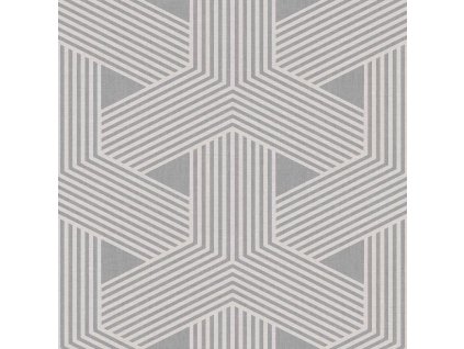 Šedá vliesová tapeta na zeď, geometrický vzor, 30131, Energie, Cristiana Masi by Parato, velikost 10,05 x 0,53 m