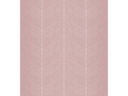 Růžová vliesová tapeta na zeď,  cik cak vzor, M1803-2, Mika, ICH Wallcoverings, velikost 10,05 x 0,53 m
