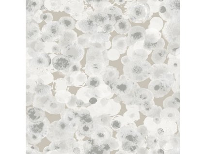 Dětská béžová vliesová tapeta na zeď, bubliny, M1054-4, Mika, ICH Wallcoverings, velikost 10,05 x 0,53 m