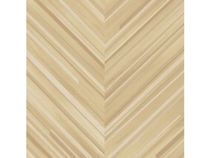 Béžová geometrická vliesová tapeta na zeď, rybí kost, 340161, Gilded, Eijffinger, velikost 10 x 0,52 m