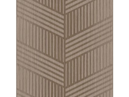 Hnědo-zlatá vliesová tapeta na zeď, geometrický vzor, 24484, Textum, Cristiana Masi by Parato, velikost 10,05 x 0,53 m