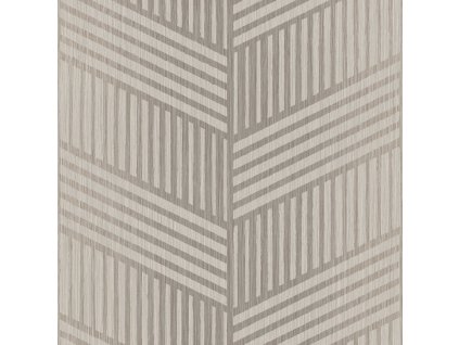 Šedo-béžová vliesová tapeta na zeď, geometrický vzor, 24481, Textum, Cristiana Masi by Parato, velikost 10,05 x 0,53 m