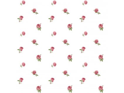 Bílá vliesová květinová tapeta na zeď, 84031, Blooming Garden, Cristiana Masi by Parato, velikost 10,05 x 0,53 m