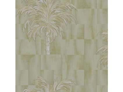 Luxusní  zelená vliesová tapeta s palmami, Z34936, Elie Saab 2, velikost 10,05 x 1,06 m