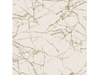 Luxusní  krémovo-zlatá vliesová tapeta na zeď, imitace mramoru, Z34914, Elie Saab 2, velikost 10,05 x 1,06 m