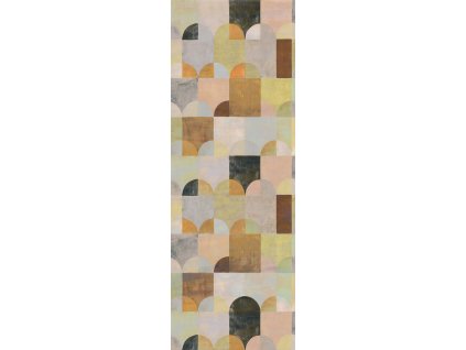 Vliesová geometrická fototapeta na zeď, DG4ILA2042-260, Wall Designs IV, Khroma by Masureel, velikost 1,06 x 2,6 m