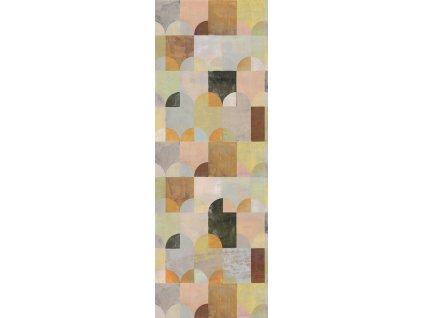 Vliesová geometrická fototapeta na zeď, DG4ILA2041-260, Wall Designs IV, Khroma by Masureel, velikost 1,06 x 2,6 m