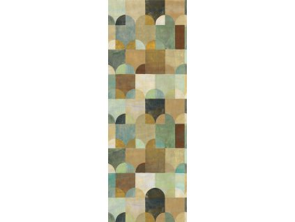 Vliesová geometrická fototapeta na zeď, DG4ILA2022-260, Wall Designs IV, Khroma by Masureel, velikost 1,06 x 2,6 m