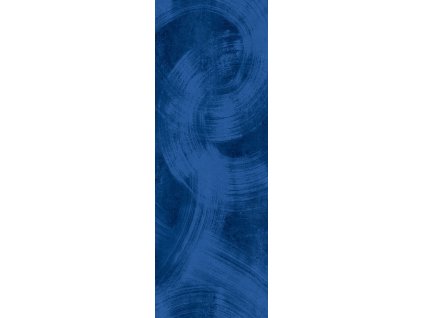 Modrá vliesová fototapeta na zeď, štuk, stěrka, DG4CHA1044-260, Wall Designs IV, Khroma by Masureel, velikost 1,06 x 2,6 m