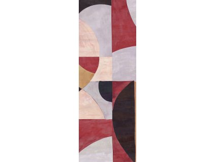Vliesová geometrická fototapeta na zeď, DG4ILA1012-260, Wall Designs IV, Khroma by Masureel, velikost 1,06 x 2,6 m