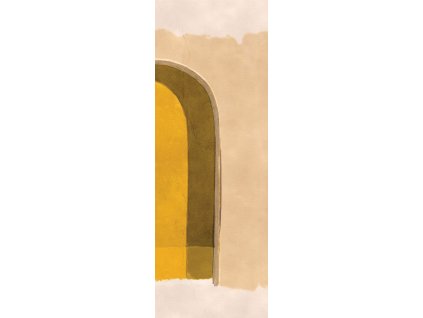 3D Vliesová fototapeta na zeď, podloubí, žlutá, DGALC1042-300, Terra, Masureel, velikost 1,06 x 3 m