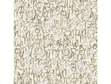 Vliesová tapeta na zeď, nápisy, šedá, SO27073, Soleado, Decoprint, velikost 10,05 x 0,53 m