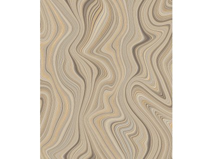Vliesová tapeta na zeď, linie,  šedo-béžová, SO27052, Soleado, Decoprint, velikost 10,05 x 0,53 m