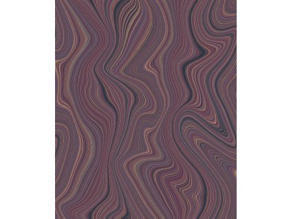 Vliesová tapeta na zeď, linie, modro-fialová, SO27050, Soleado, Decoprint, velikost 10,05 x 0,53 m