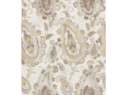 Vliesová tapeta na zeď, ornamenty, šedo-béžová, 39011, Arché, Cristiana Masi by Parato, velikost 10,05 x 0,53 m