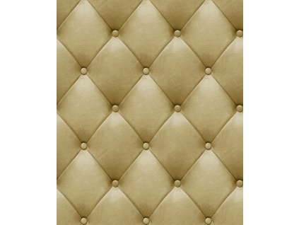 Vliesová tapeta na zeď, zlato-hnědá, polstrování, M76202, Artifice, Ugépa, velikost 10,05 x 0,53 m