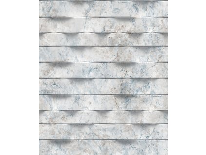 Vliesová tapeta na zeď, modrá, 3D obklad mramor, M79991D, Brut, Ugépa, velikost 10,05 x 0,53 m
