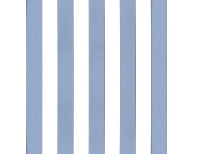 Vliesová tapeta na zeď, modro-bílá, pruhy,  5060-1, Essential Stripes, ICH Wallcoverings, velikost 10,05 x 0,53 m