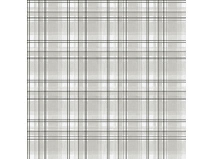 Vliesová tapeta na zeď, šedá, kostka, káro,  9819-4, Essential Stripes, ICH Wallcoverings, velikost 10,05 x 0,53 m