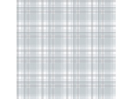 Vliesová tapeta na zeď, modro-šedá, kostka, káro,  9819-6, Essential Stripes, ICH Wallcoverings, velikost 10,05 x 0,53 m